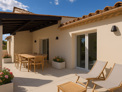 Villa de luxe aux volumes et prestations incroyables sur les hauteurs de Saint-Clément-de-Rivière