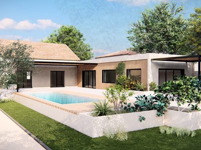 Maison à rénover avec beaucoup de potentiel à la Pompignane, dans la verdure, permis accepté