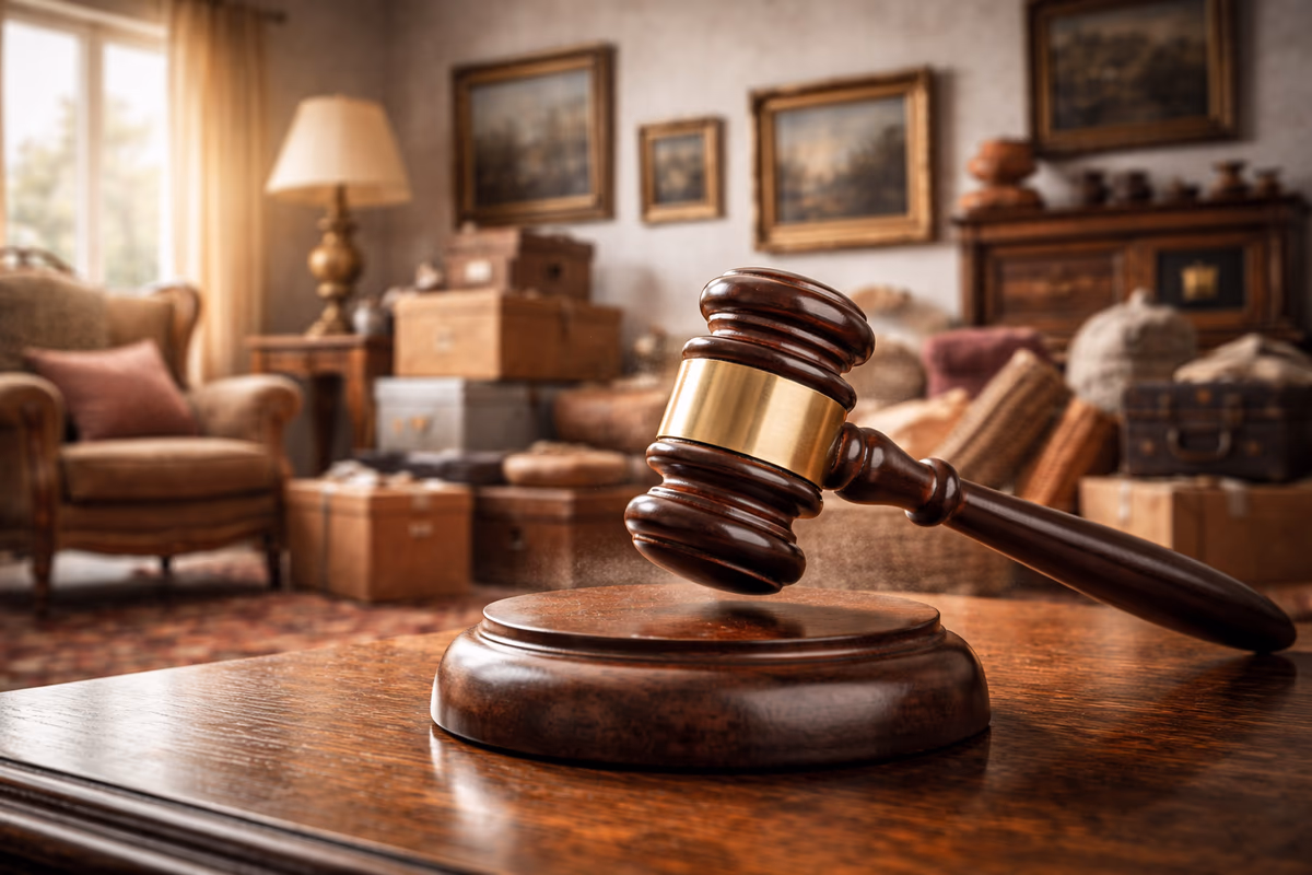 Succession: What if the auctioneer were the key to clearing a house without exhausting yourself?