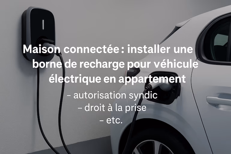Installing an electric vehicle charging station in an apartment