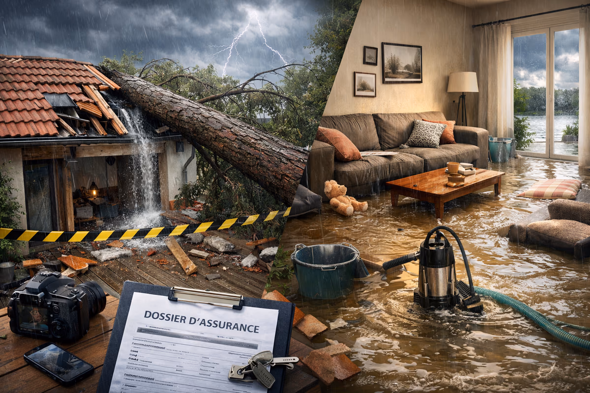 Bad weather around Montpellier: what to do if a tree falls on your house or if you're flooded?