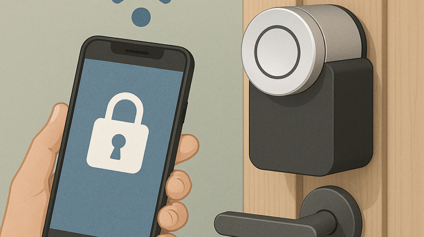 Serrure connectée et maison - Alpaca Immobilier